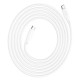 Laadimisjuhe Hoco X93 100W USB-C to USB-C 2.0m valge