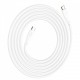 Laadimisjuhe Hoco X93 240W USB-C to USB-C 2.0m valge
