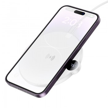 Juhtmeta laadija Borofone BQ39 15W valge