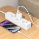 Lādētājs Borofone BN27 20W USB-C/USB-A + USB-C to Lightning cable 1.0m balts