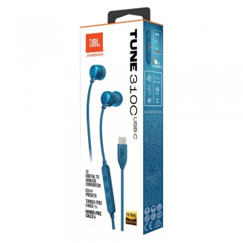 Austiņas Joyroom JR-EC07 USB-C zilas