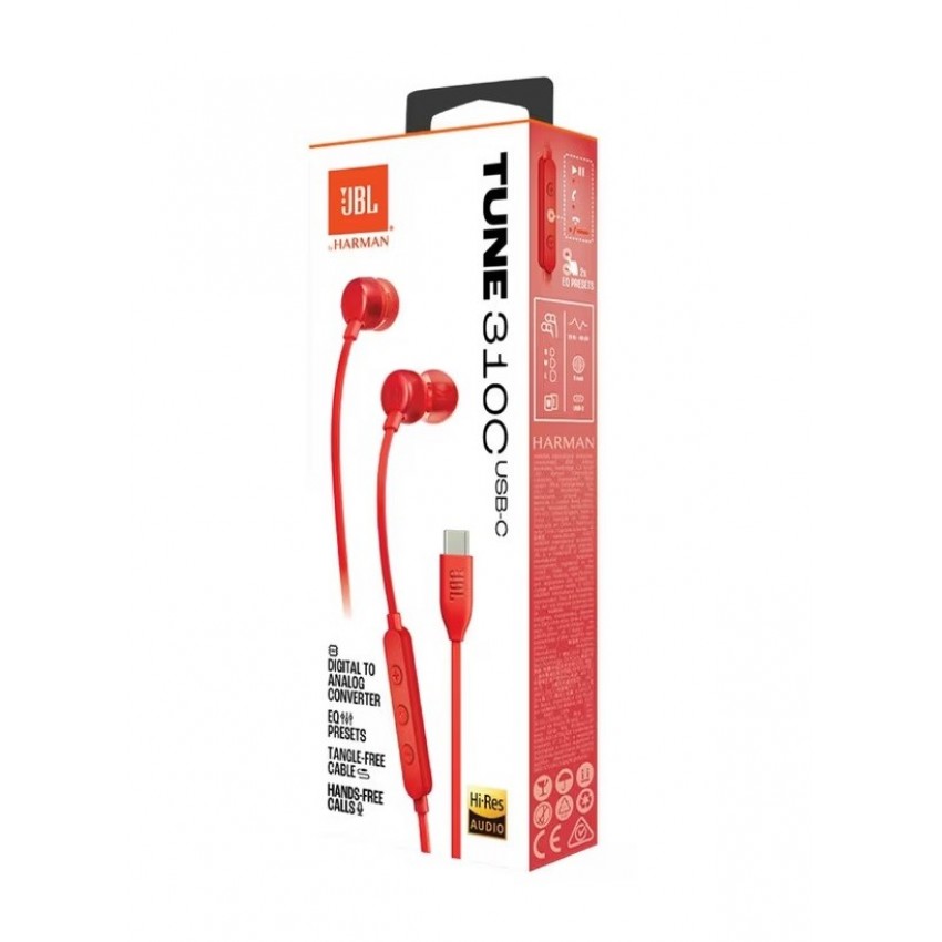 Kõrvaklapid Joyroom JR-EC07 USB-C punane