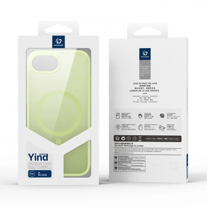Maciņš Dux Ducis Yind Apple iPhone 16e zaļš