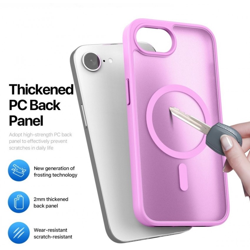 Maciņš Dux Ducis Yind Apple iPhone 16e rozā