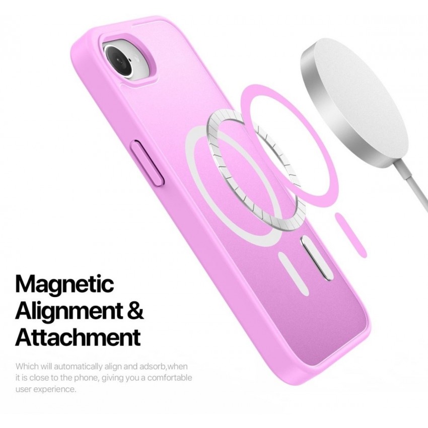 Maciņš Dux Ducis Yind Apple iPhone 16e rozā