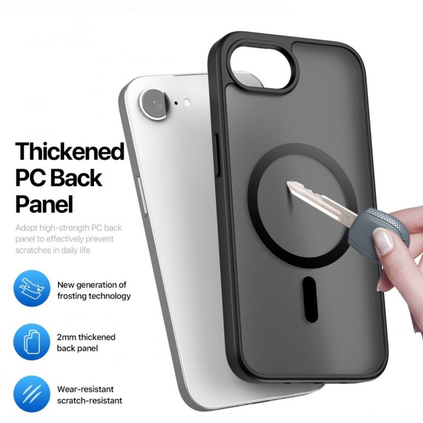 Maciņš Dux Ducis Yind Apple iPhone 16e melns