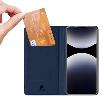 Maciņš Dux Ducis Skin Pro Xiaomi Redmi Note 14 Pro 4G tumši zils