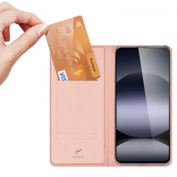 Maciņš Dux Ducis Skin Pro Xiaomi Redmi Note 14 4G rozā-zelts