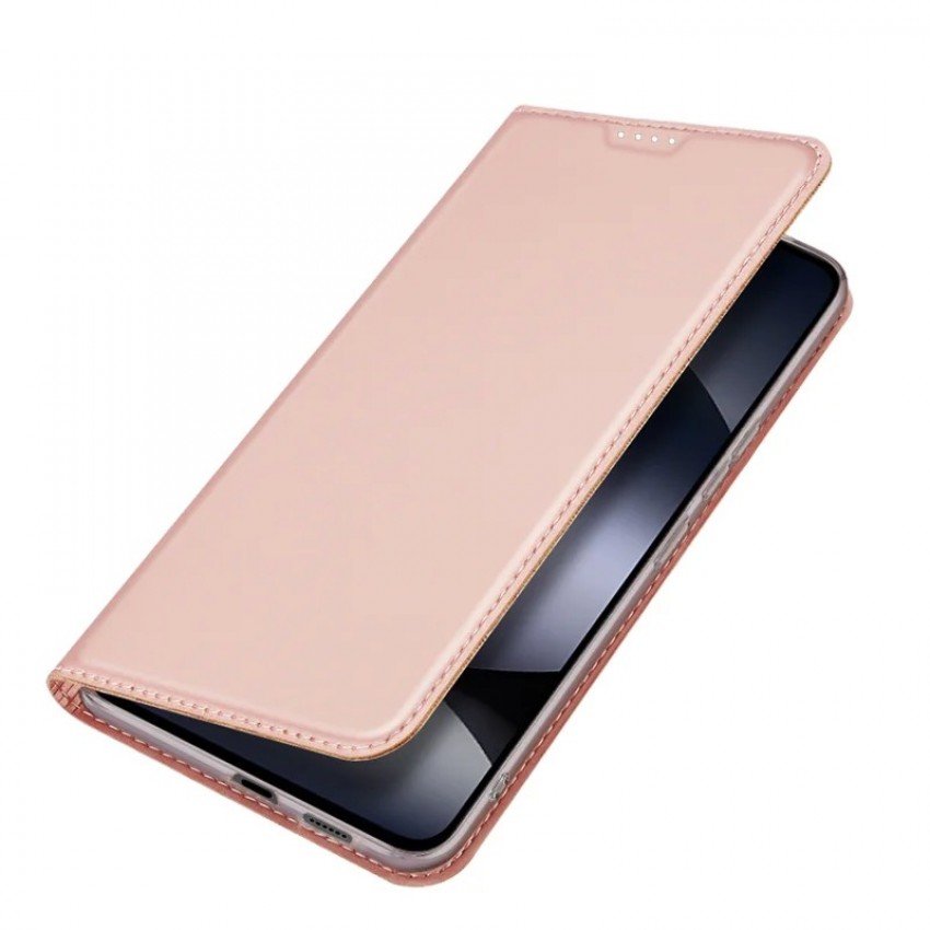 Maciņš Dux Ducis Skin Pro Xiaomi Redmi Note 14 4G rozā-zelts
