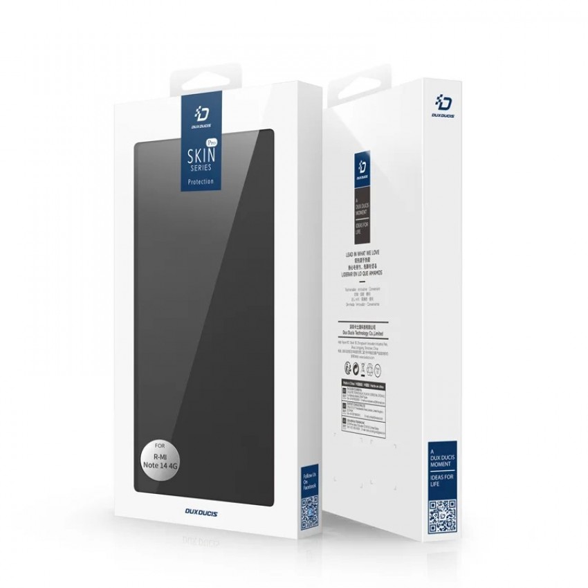 Maciņš Dux Ducis Skin Pro Xiaomi Redmi Note 14 4G melns