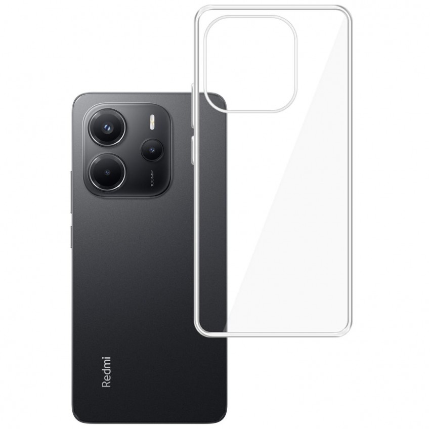 Maciņš 3mk Clear Case 1,2mm Xiaomi Redmi Note 14 4G