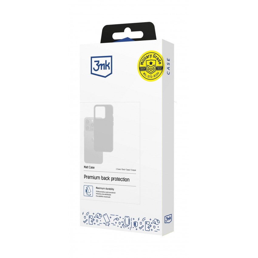Maciņš 3mk Matt Case Samsung A266 A26 5G melns