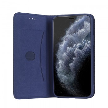 Maciņš Smart Senso priekš Xiaomi Redmi Note 14 Pro Plus 5G tumši zils