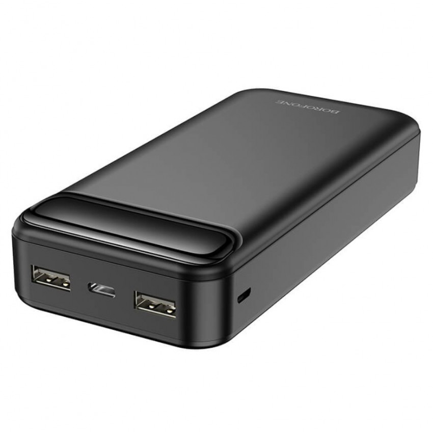Arejais-akumulators Power Bank Borofone BJ14A 2xUSB 20000mAh melna