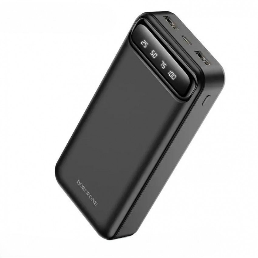Arejais-akumulators Power Bank Borofone BJ14A 2xUSB 20000mAh melna
