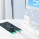 USB kabelis Hoco X83 PD20W Type-C to Lightning 1.0m balts