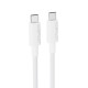 USB kabelis Acefast C18-03 60W USB-C to USB-C 1.2m balts