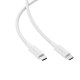USB kabelis Acefast C18-03 60W USB-C to USB-C 1.2m balts