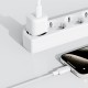 USB kabelis Acefast C18-03 60W USB-C to USB-C 1.2m balts