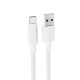 USB kabelis Acefast C18-04 USB-A to USB-C 1.2m balts