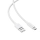 USB kabelis Acefast C18-04 USB-A to USB-C 1.2m balts