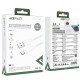 USB kabelis Acefast C18-04 USB-A to USB-C 1.2m balts