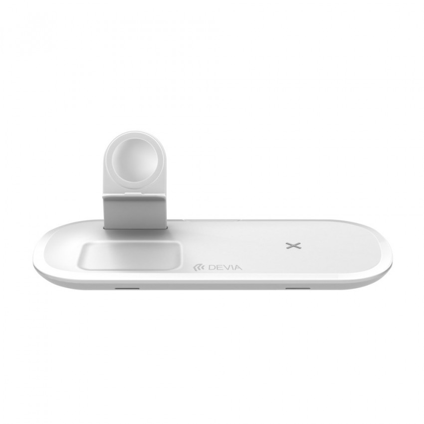 Lādētājs bezvadu Devia 3in1 Smart Phone, Apple Watch, Airpods balts