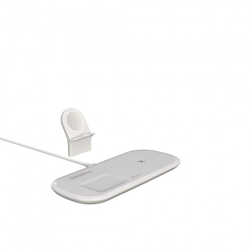Lādētājs bezvadu Devia 3in1 Smart Phone, Apple Watch, Airpods balts