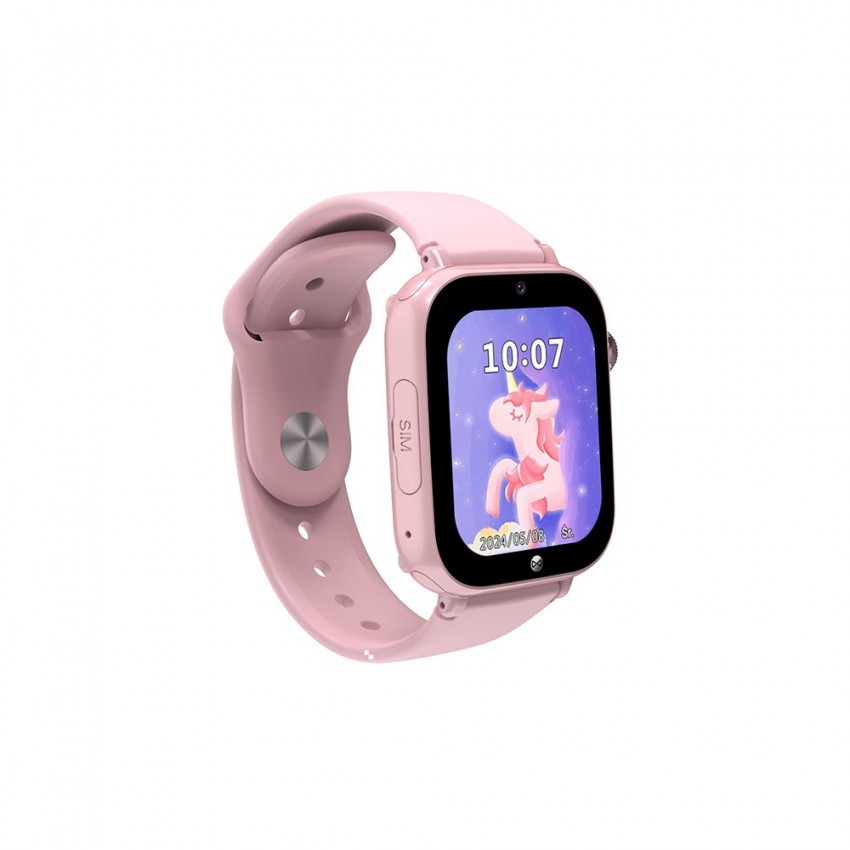 Viedais pulkstenis bērniem Forever Smartwatch GPS WiFi 4G Kids Look Me! 3 KW-520 rozā