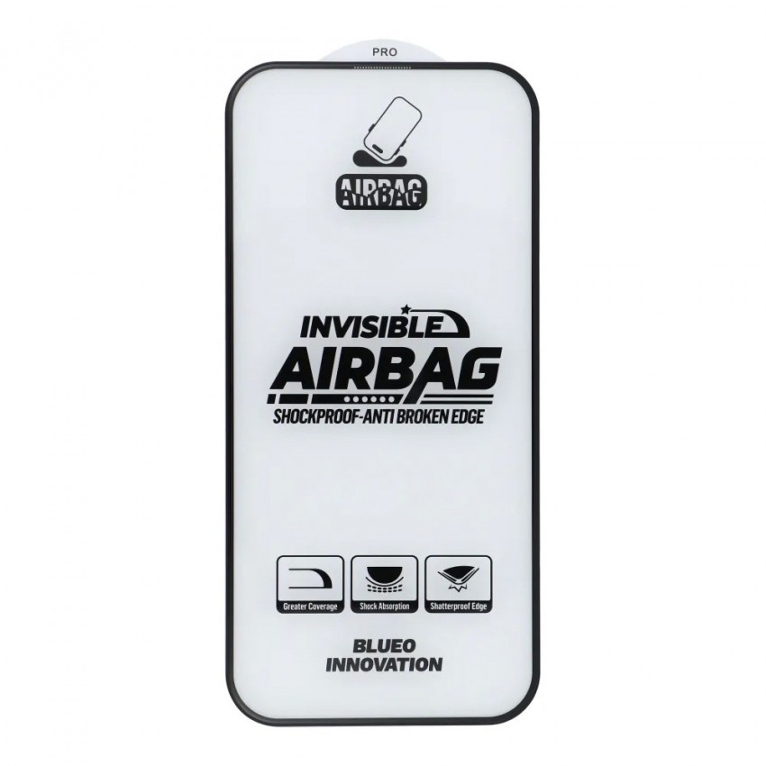 LCD kaitsev karastatud klaas 5D Mr. Monkey Glass (Airbag Anti-Broken) Apple iPhone 15 Pro must