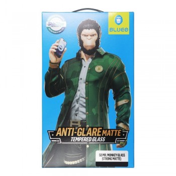 LCD aizsargstikls 5D Mr. Monkey Glass (Strong Matte) Apple iPhone 13 Pro/14 melns