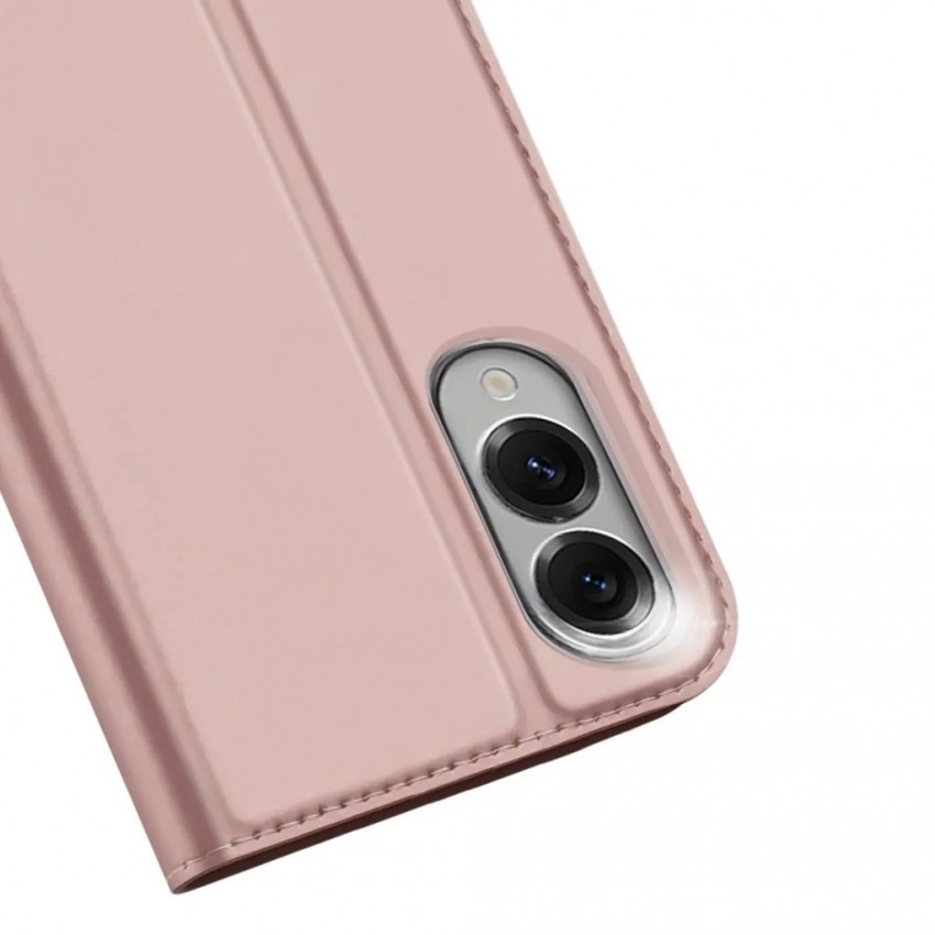 Maciņš Dux Ducis Skin Pro Samsung S937 S25 Edge rozā zelts