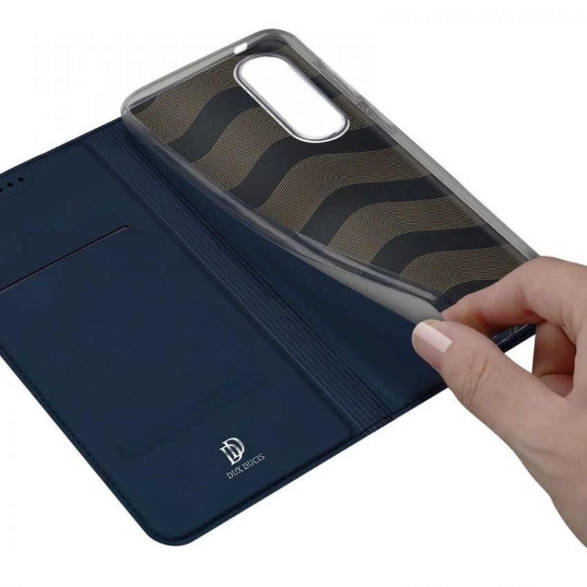 Maciņš Dux Ducis Skin Pro Samsung S937 S25 Edge tumši zils