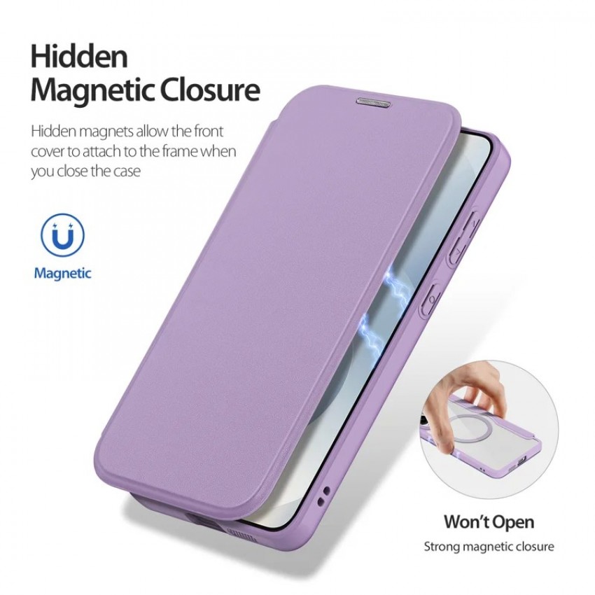 Maciņš Dux Ducis Skin X Pro priekš Samsung S937 S25 Edge violets
