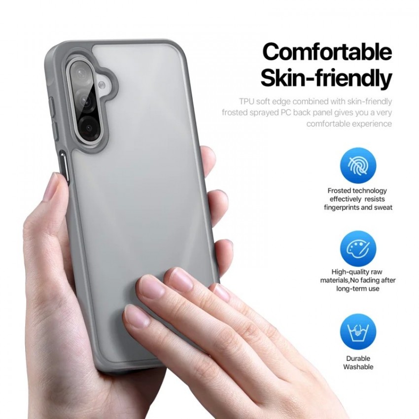 Maciņš Dux Ducis Yind priekš Samsung A266 A26 5G pelēks
