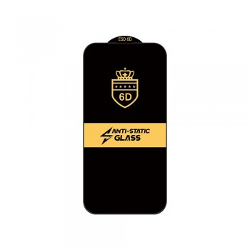 LCD aizsargstikls 6D Apple iPhone 16e melns