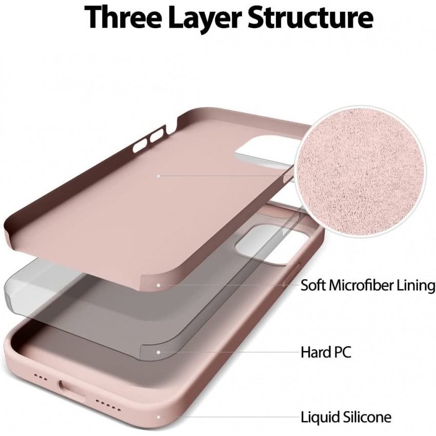 Maciņš Mercury Silicone Case Samsung A366 A36 5G rozā smilšu krāsa