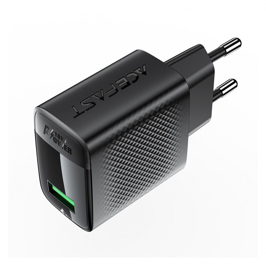 Laadija Acefast A90 18W USB-A must