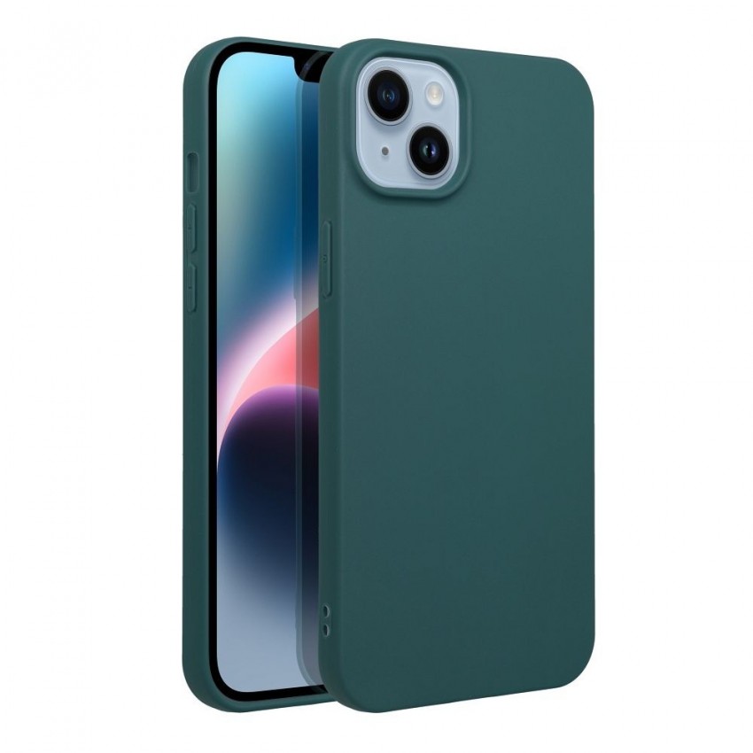 Maciņš Matt TPU Xiaomi Redmi A5/Poco C71 (171,7x77,8x8,26) tumši zaļa