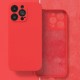 Maciņš Liquid Silicone 1.5mm Xiaomi Redmi A5/Poco C71 (173,45x79,35x8,45) sarkans