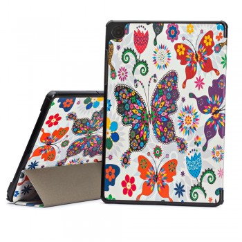 Maciņš Reach Smart Leather Samsung X200/X205 Tab A8 10.5 2021 butterfly