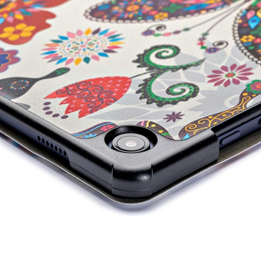 Maciņš Reach Smart Leather Samsung X110/X115 Tab A9 8.7 butterfly