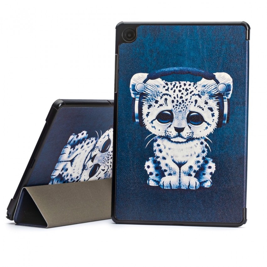 Maciņš Reach Smart Leather Samsung X210/X215/X216 Tab A9 Plus 11.0 sad cat