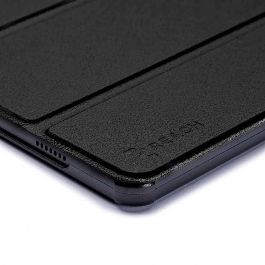 Maciņš Reach Smart Leather Samsung T580/T585 Tab A 10.1 2016 melns