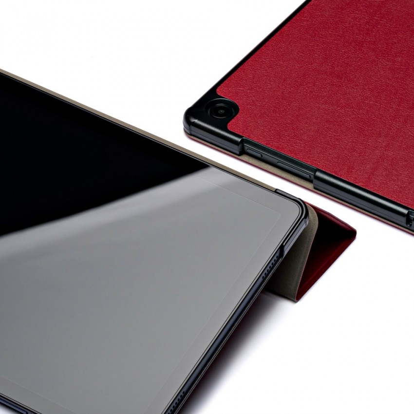 Maciņš Reach Smart Leather Apple iPad mini 6 2021  bordo