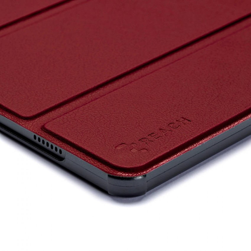 Maciņš Reach Smart Leather Apple iPad mini 6 2021  bordo