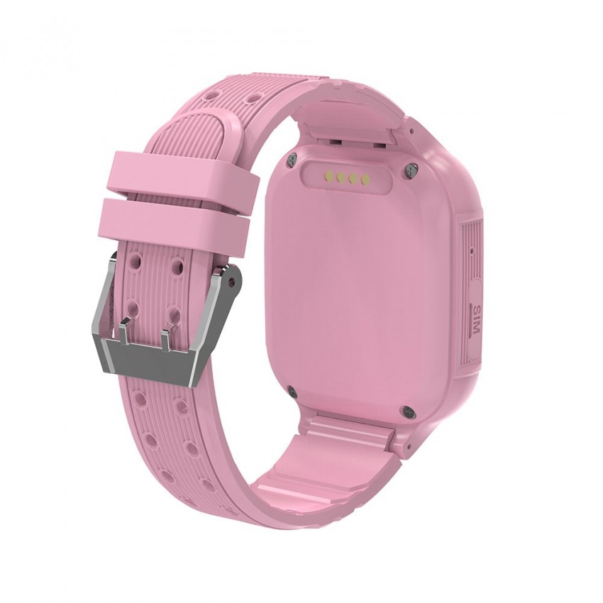 Viedais pulkstenis bērniem Forever Smartwatch GPS WiFi Kids Look Me! 3 KW-320 rozā