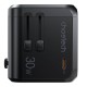Universāls ceļojumu lādētājs Choetech PD5008 30W USB-C/3xUSB-A melns