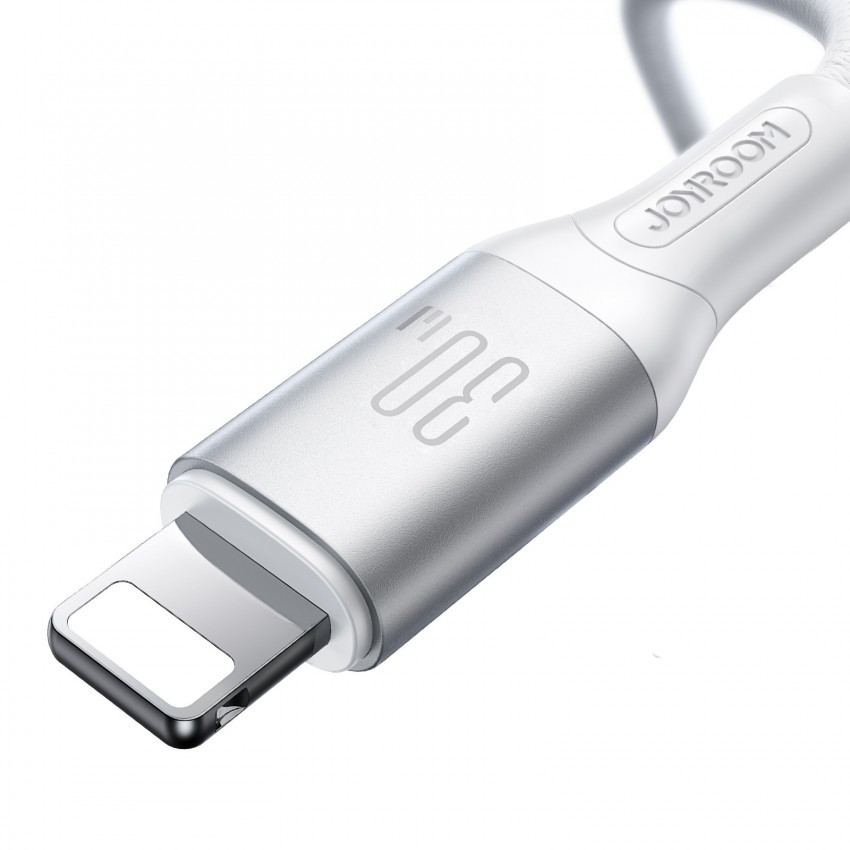 USB kabelis Joyroom S-A28 USB-C to Lightning 30W 2.0m balts