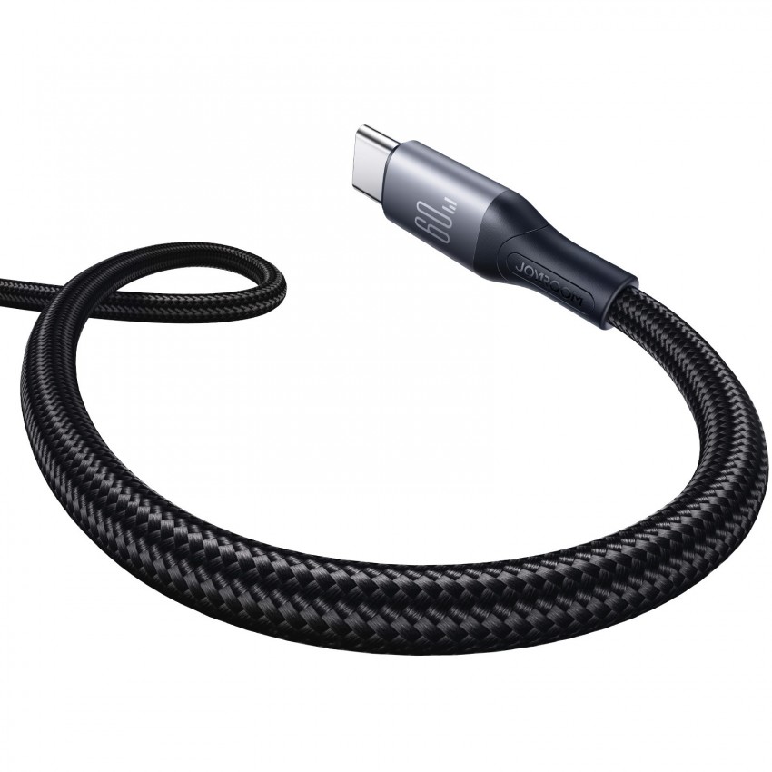 USB kabelis Joyroom S-A28 USB-C to USB-C 60W 1.0m melns